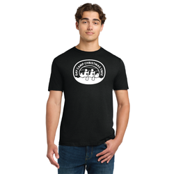 Image of Day Camp Christmas Tree Adult Short Sleeve Softstyle T-Shirt