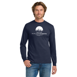 Image of Camp Northern Lights Adult Long Sleeve Cotton T-Shirt