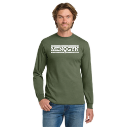 Image of Camp Menogyn Adult Long Sleeve Cotton T-Shirt