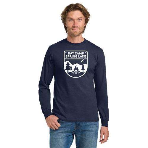 Day Camp Spring Lake Adult Long Sleeve Cotton T-Shirt image thumbnail