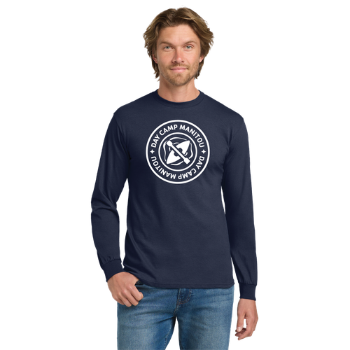 Day Camp Manitou Adult Long Sleeve Cotton T-Shirt image thumbnail