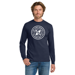 Image of Day Camp Manitou Adult Long Sleeve Cotton T-Shirt