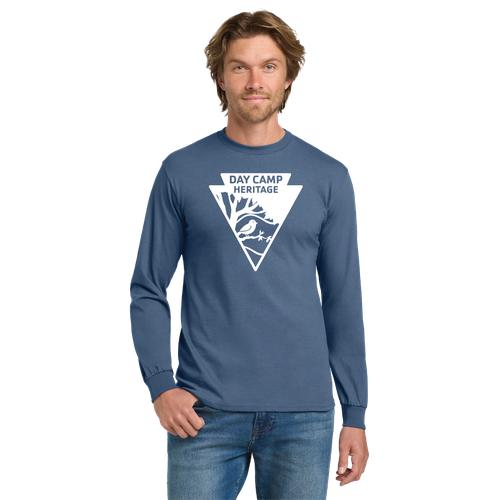 Day Camp Heritage Adult Long Sleeve Cotton T-Shirt image thumbnail