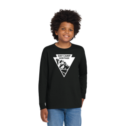 Image of Day Camp Heritage Youth Long Sleeve Cotton T-Shirt