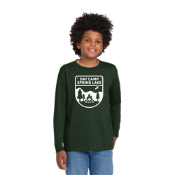Image of Day Camp Spring Lake Youth Long Sleeve Cotton T-Shirt