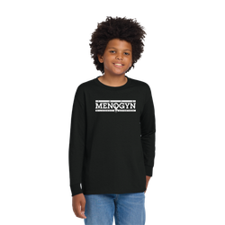 Image of Camp Menogyn Youth Long Sleeve Cotton T-Shirt