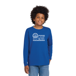Image of Camp St. Croix Youth Long Sleeve Cotton T-Shirt