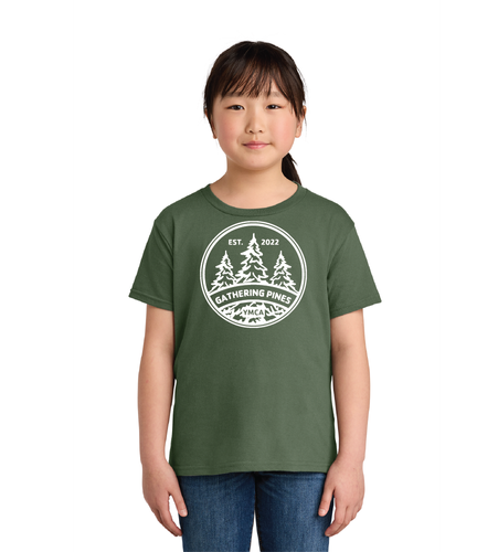 Day Camp Gathering Pines Youth Short Sleeve Softstyle T-Shirt image thumbnail