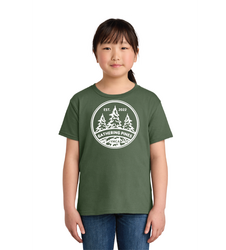 Image of Day Camp Gathering Pines Youth Short Sleeve Softstyle T-Shirt