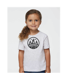 Image of Day Camp Gathering Pines Toddler Cotton Short Sleeve Shirt