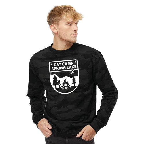 Day Camp Spring Lake Adult Crewneck Sweatshirt image thumbnail