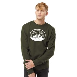 Image of Day Camp Christmas Tree Adult Crewneck Sweatshirt