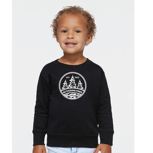 Day Camp Gathering Pines Toddler Crewneck Sweatshirt image thumbnail