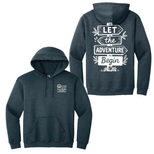 Adult Lets the Adventure Begin Pullover Hooded Sweatshirt image thumbnail