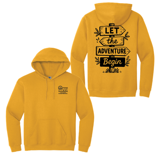 Adult Lets the Adventure Begin Pullover Hooded Sweatshirt image thumbnail