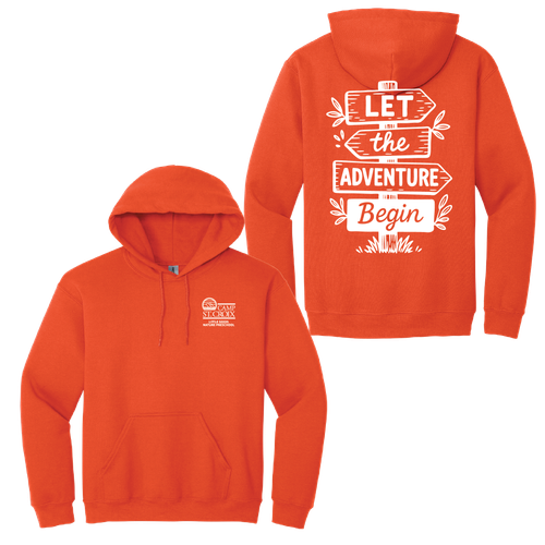 Adult Lets the Adventure Begin Pullover Hooded Sweatshirt image thumbnail