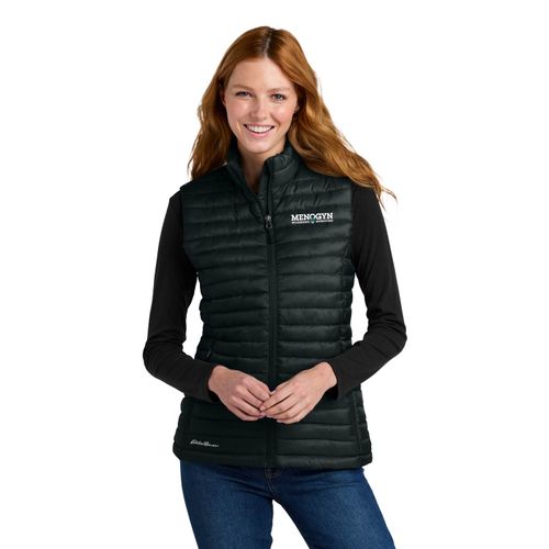 Camp Menogyn Eddie Bauer Ladies Packable Quilted Vest image thumbnail