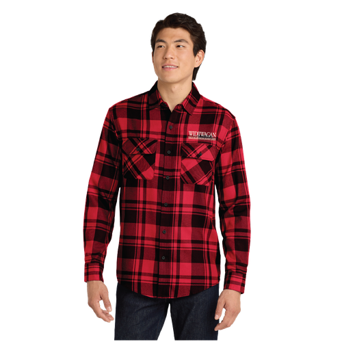 Camp Widjiwagan Mens Plaid Flannel Shirt image thumbnail