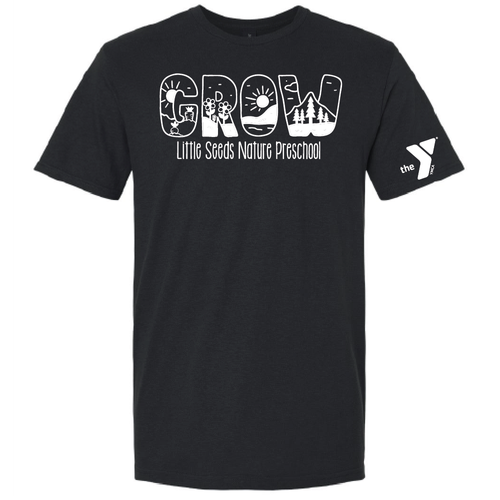 Little Seeds Nature Preschool Adult Short Sleeve Softstyle T-Shirt image thumbnail