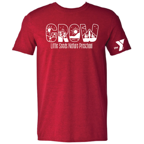 Little Seeds Nature Preschool Adult Short Sleeve Softstyle T-Shirt image thumbnail