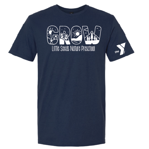 Little Seeds Nature Preschool Adult Short Sleeve Softstyle T-Shirt image thumbnail