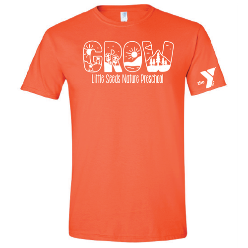 Little Seeds Nature Preschool Adult Short Sleeve Softstyle T-Shirt image thumbnail