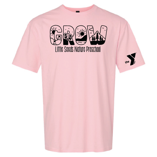 Little Seeds Nature Preschool Adult Short Sleeve Softstyle T-Shirt image thumbnail