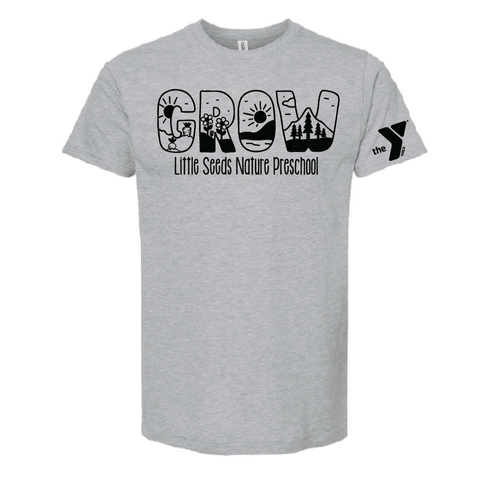 Little Seeds Nature Preschool Adult Short Sleeve Softstyle T-Shirt image thumbnail
