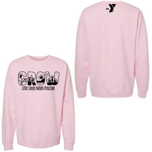 Little Seeds Nature Preschool Adult Crewneck Sweatshirt image thumbnail