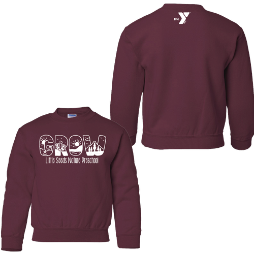 Little Seeds Nature Preschool Youth Crewneck Sweatshirt  image thumbnail