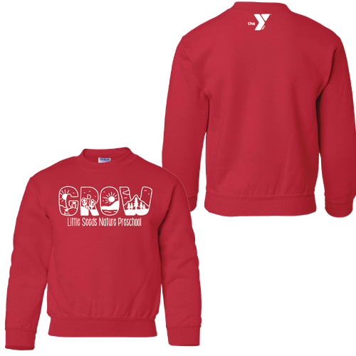 Little Seeds Nature Preschool Youth Crewneck Sweatshirt  image thumbnail