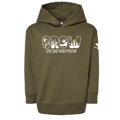 Little Seeds Nature Preschool Toddler Pullover Fleece Hoodie  image thumbnail