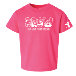 Image of Little Seeds Nature Preschool Toddler Cotton Short Sleeve Shirt 