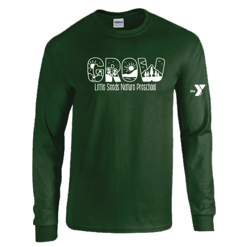 Little Seeds Nature Preschool Adult Long Sleeve Cotton T-Shirt  image thumbnail