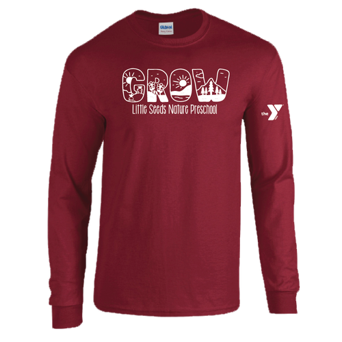 Little Seeds Nature Preschool Adult Long Sleeve Cotton T-Shirt  image thumbnail