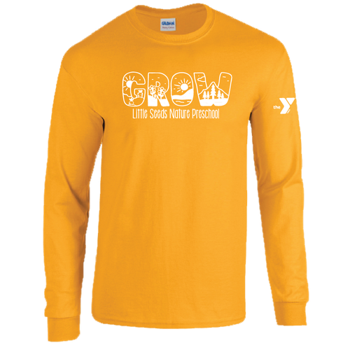 Little Seeds Nature Preschool Adult Long Sleeve Cotton T-Shirt  image thumbnail
