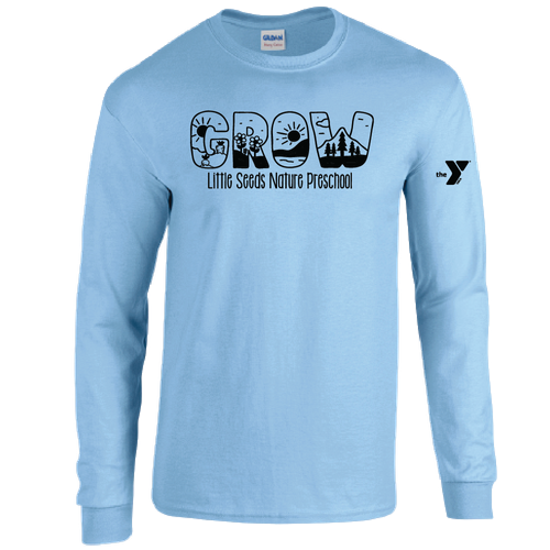Little Seeds Nature Preschool Adult Long Sleeve Cotton T-Shirt  image thumbnail
