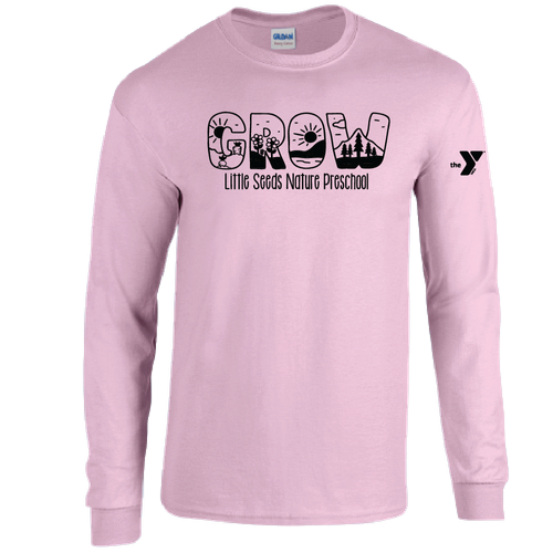 Little Seeds Nature Preschool Adult Long Sleeve Cotton T-Shirt  image thumbnail