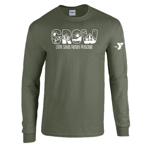 Little Seeds Nature Preschool Adult Long Sleeve Cotton T-Shirt  image thumbnail