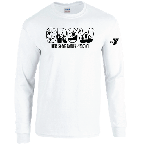 Little Seeds Nature Preschool Adult Long Sleeve Cotton T-Shirt  image thumbnail