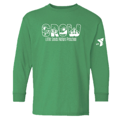 Image of Little Seeds Nature Preschool Youth Long Sleeve Cotton T-Shirt 