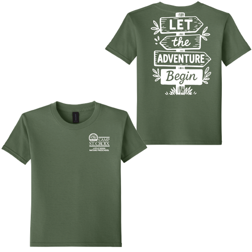Adventure Little Seeds Nature Preschool Youth Short Sleeve Softstyle T-Shirt  image thumbnail