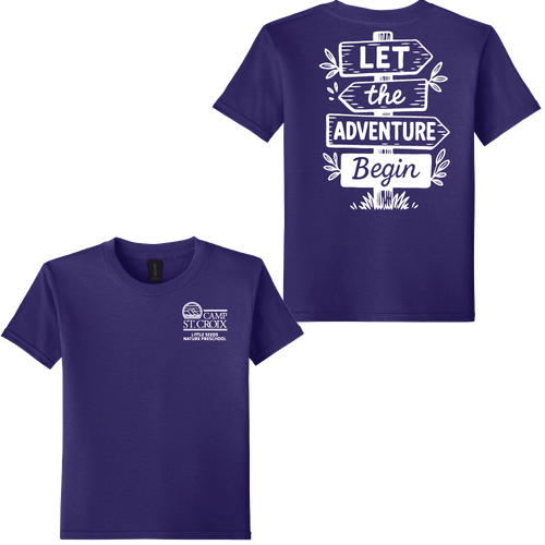 Adventure Little Seeds Nature Preschool Youth Short Sleeve Softstyle T-Shirt  image thumbnail