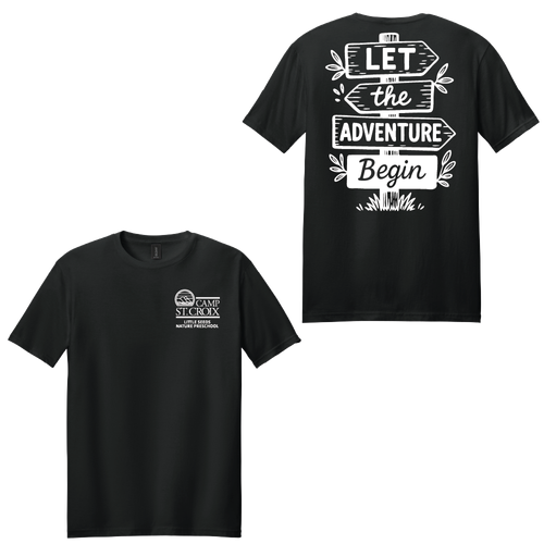 Adventure Little Seeds Nature Preschool Adult Short Sleeve Softstyle T-Shirt  image thumbnail