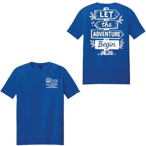 Adventure Little Seeds Nature Preschool Adult Short Sleeve Softstyle T-Shirt  image thumbnail