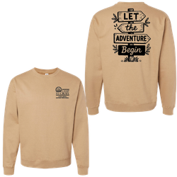 Image of Adventure Little Seeds Nature Preschool Adult Crewneck Sweatshirt 