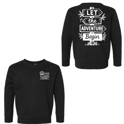 Adventure Little Seeds Nature Preschool Toddler Crewneck Sweatshirt  image thumbnail