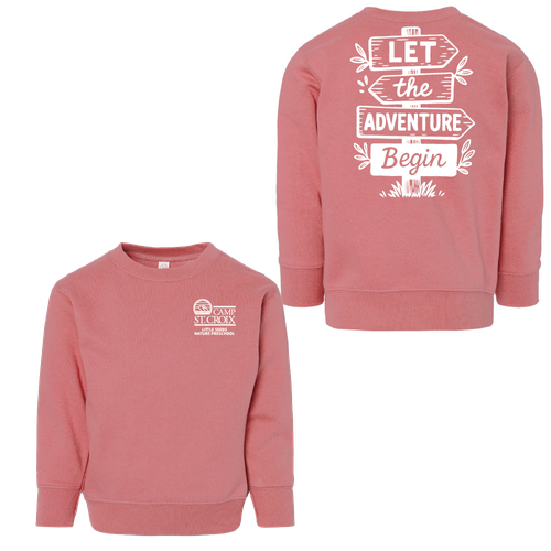 Adventure Little Seeds Nature Preschool Toddler Crewneck Sweatshirt  image thumbnail
