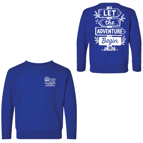 Adventure Little Seeds Nature Preschool Toddler Crewneck Sweatshirt  image thumbnail