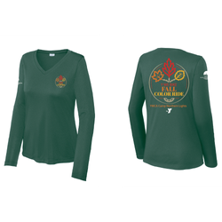 Image of 2026 Northern Lights Ride Women's Long Sleeve V-Neck #206467